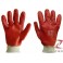 Rękawice gumowe długie czerwone Reis RPCV 5par